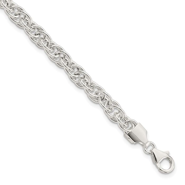 925 Sterling Silver Link Chain Bracelet