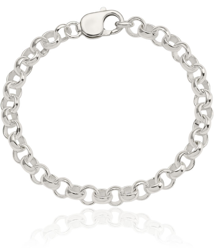 925 Sterling Silver Link Chain Bracelet