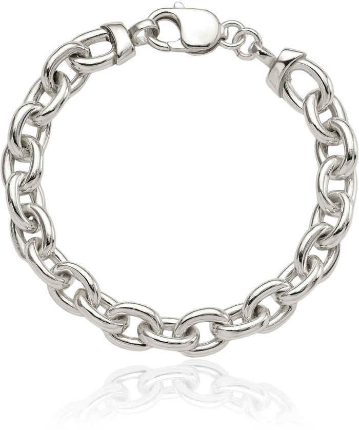 925 Sterling Silver Link Chain Bracelet