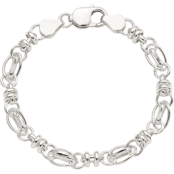 925 Sterling Silver Link Chain Bracelet