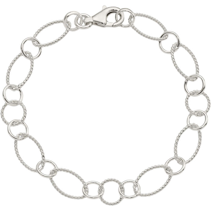 925 Sterling Silver Link Chain Bracelet