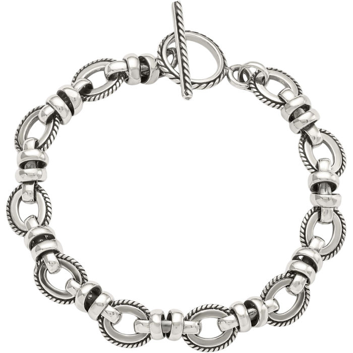 925 Sterling Silver Vintage Link Chain Bracelet