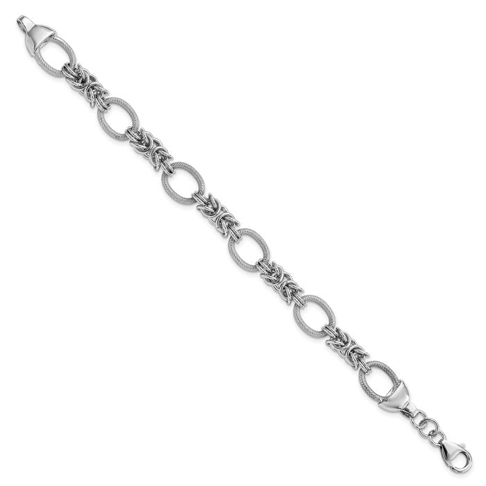 925 Sterling Silver Link Chain Bracelet