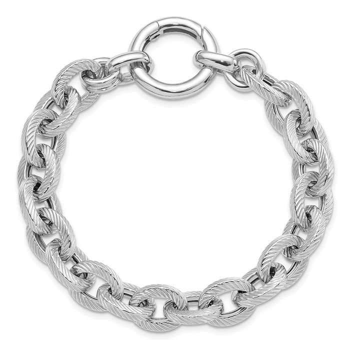 925 Sterling Silver Link Chain Bracelet | eBay