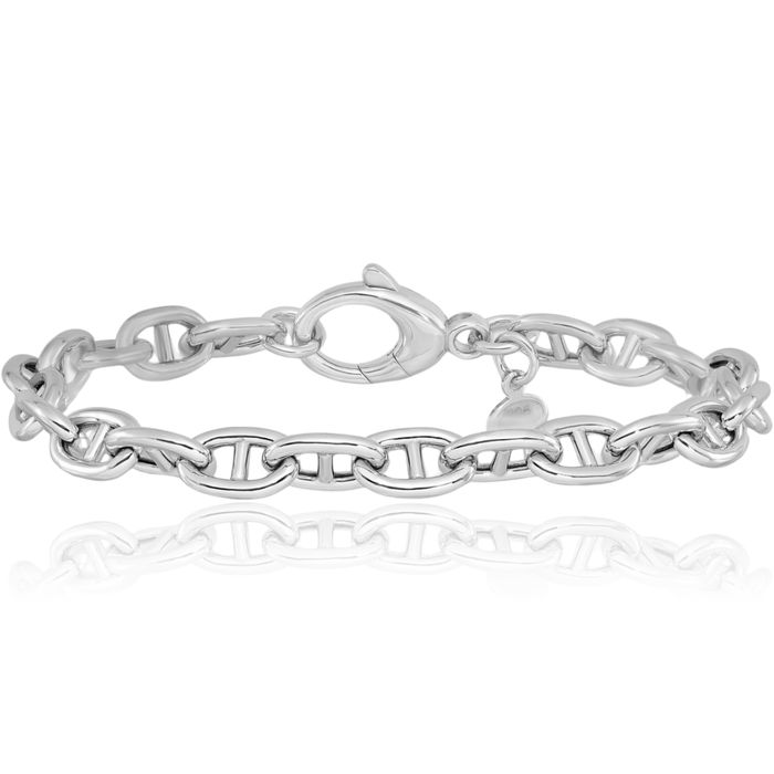 925 Sterling Silver Link Chain Bracelet