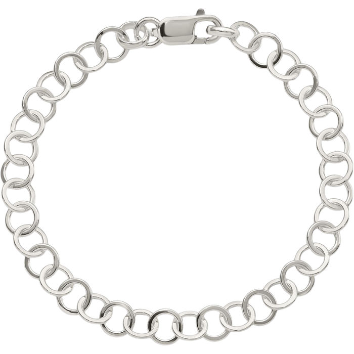 925 Sterling Silver Link Chain Bracelet