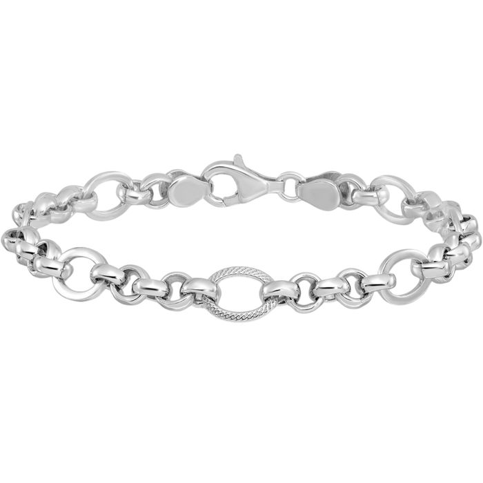 925 Sterling Silver Link Chain Bracelet