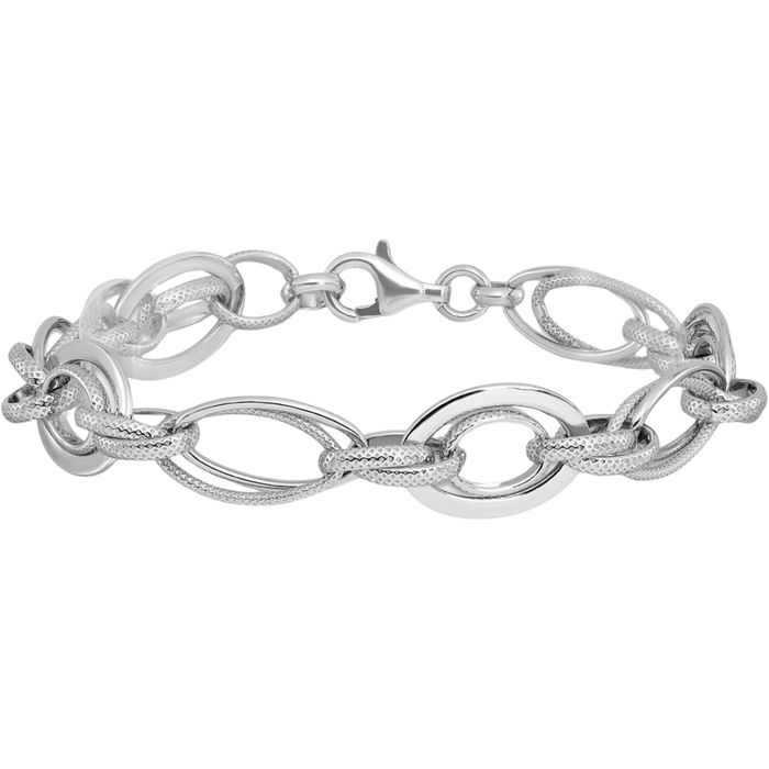 925 Sterling Silver Link Chain Bracelet