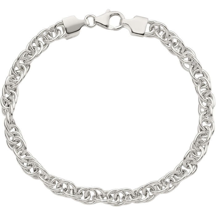 925 Sterling Silver Link Chain Bracelet