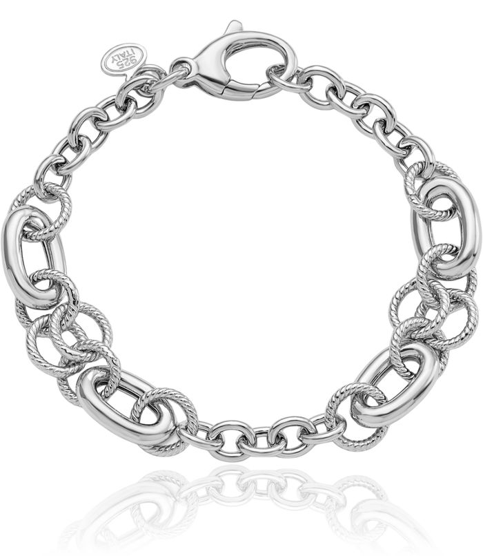 925 Sterling Silver Link Chain Bracelet