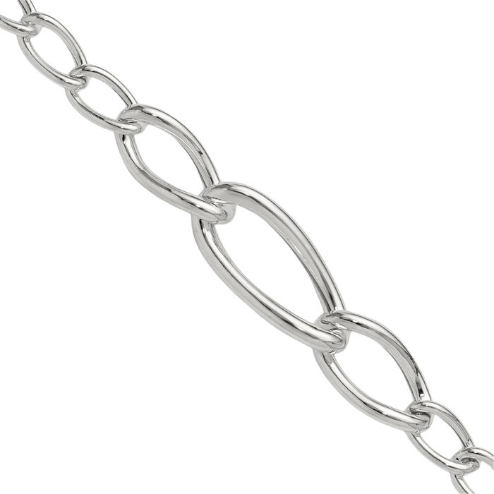 925 Sterling Silver Link Chain Bracelet