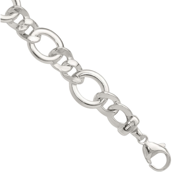 925 Sterling Silver Link Chain Bracelet