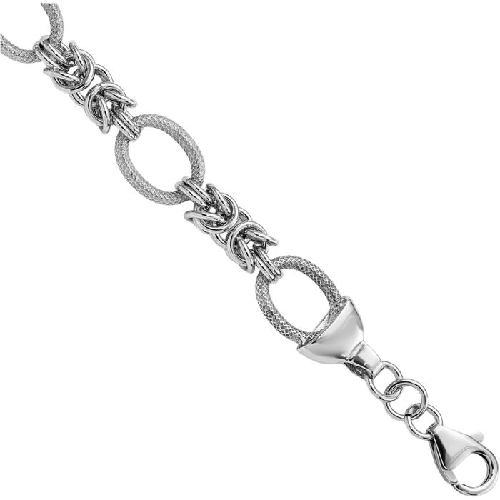 925 Sterling Silver Link Chain Bracelet