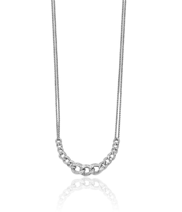 925 Sterling Silver Link Strand Necklace Chain