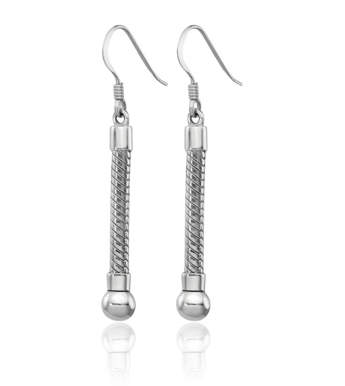 925 Sterling Silver Long Drop Dangle Earrings