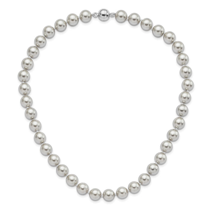 【TATIANA】(silver925) Delicate Pearl Y Chain Necklace Designer fashion, Seoul-fully created | W Concept