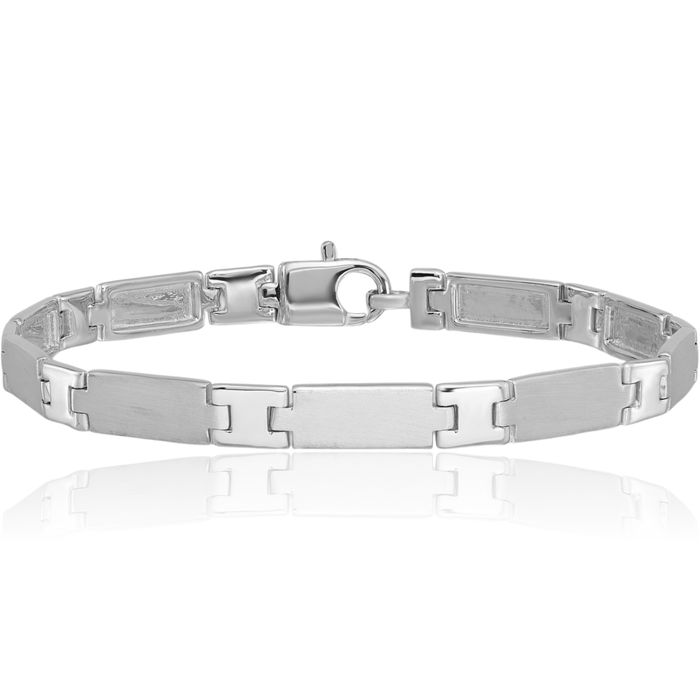 925 Sterling Silver Mens Chain Bracelet