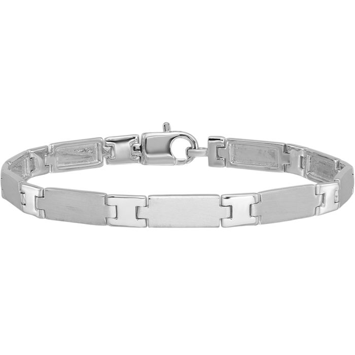 925 Sterling Silver Mens Chain Bracelet