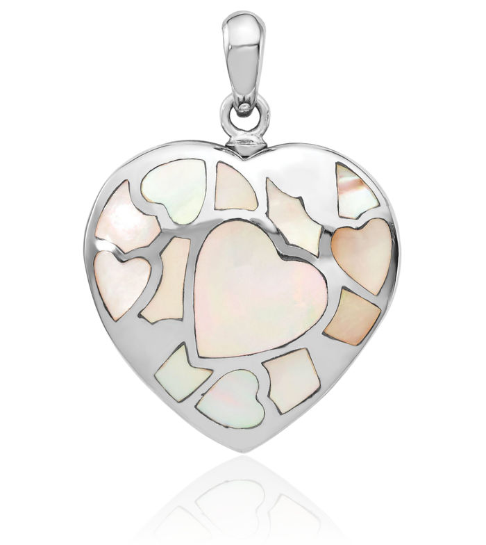 925 Sterling Silver Mother of Pearl Ash Holder Cremation Necklace Memorial Charm Urn Pendant