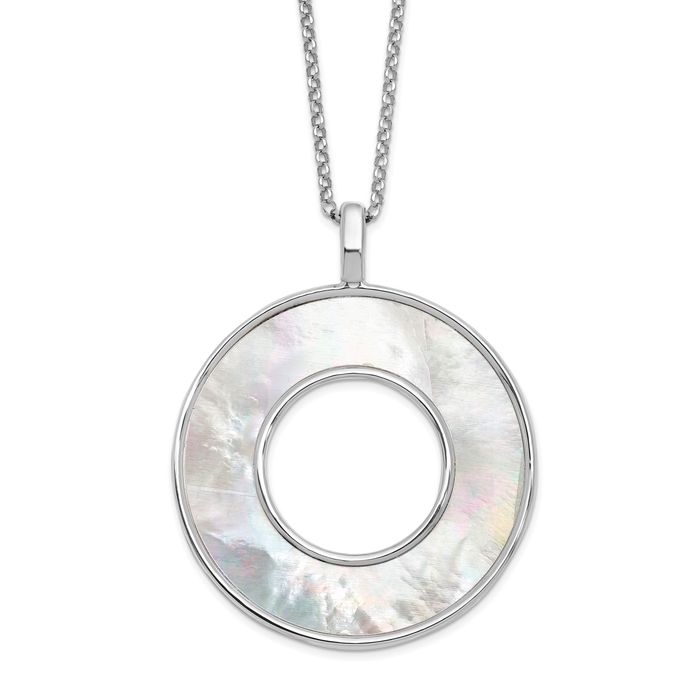 Sterling offers Silver Mother of Pearl Necklace, Jewelry for her