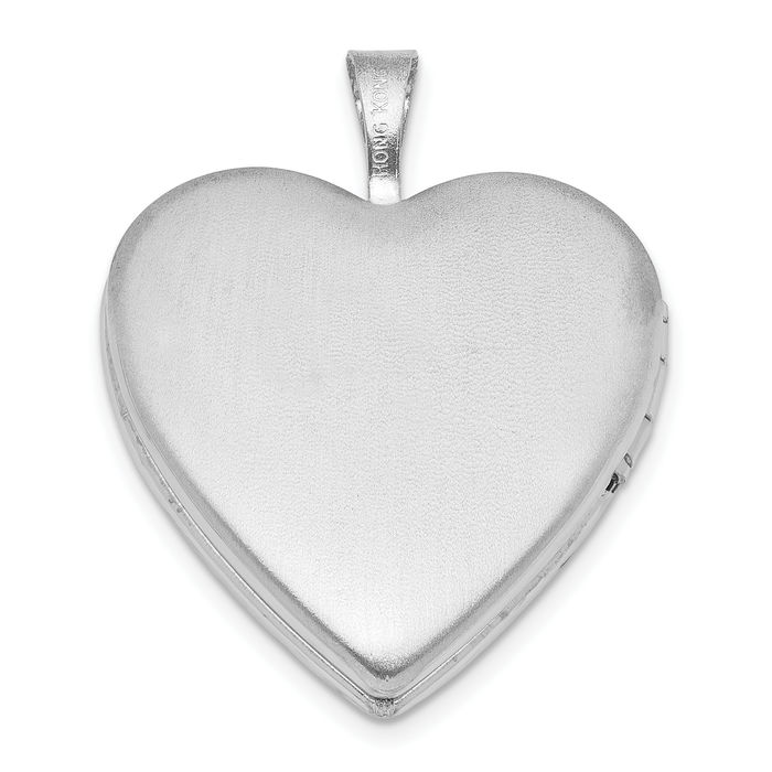 925 Sterling Silver My Guardian Angel Wings Heart Personalized Photo Locket Necklace Picture Pendant Charm