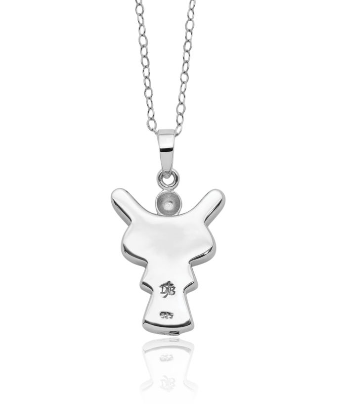 925 Sterling Silver My Guardian Angel Wings Ash Holder Chain Urn Necklace for Ashes Cremation Jewelry