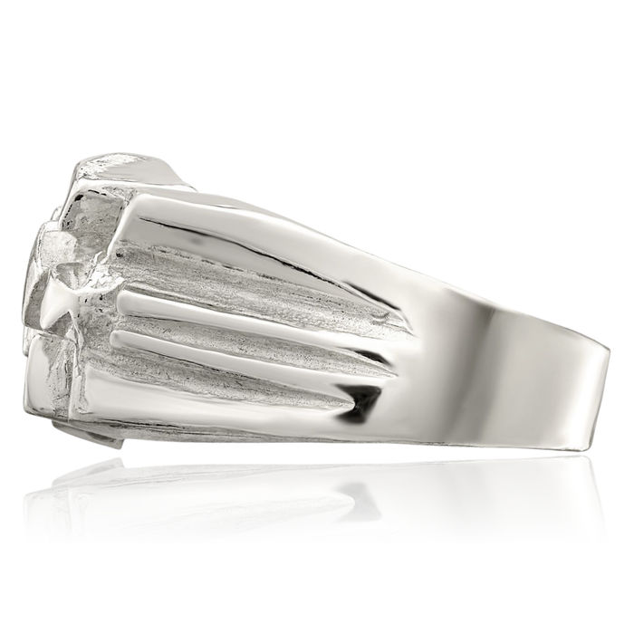 925 Sterling Silver Chunky Nugget Ring