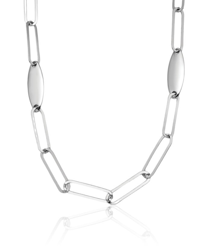 Icecarats Cable Chain Necklace IceCarats Platinum 1.3mm Cable Link Belcher Chain ...