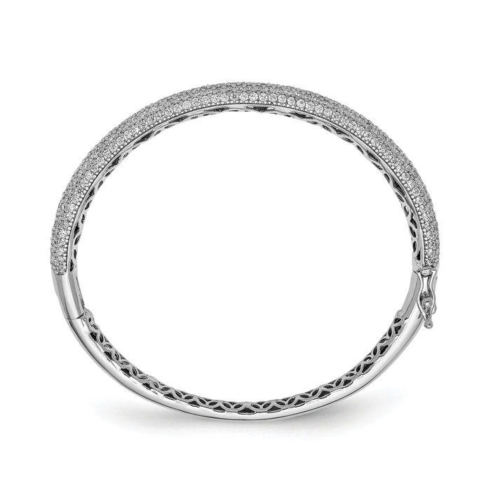 Bangle CZ hot .925 sterling silver