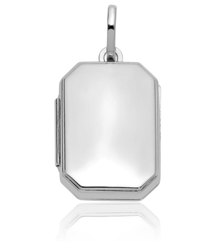 925 Sterling Silver Personalized Photo Locket Necklace Picture Pendant Charm
