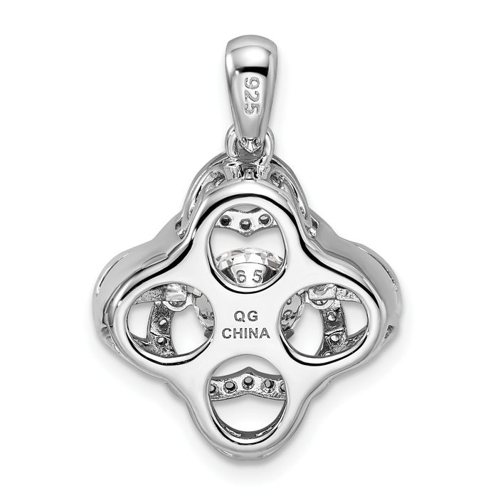 925 Sterling Silver Cubic Zirconia CZ Necklace Chain Pendant Charm