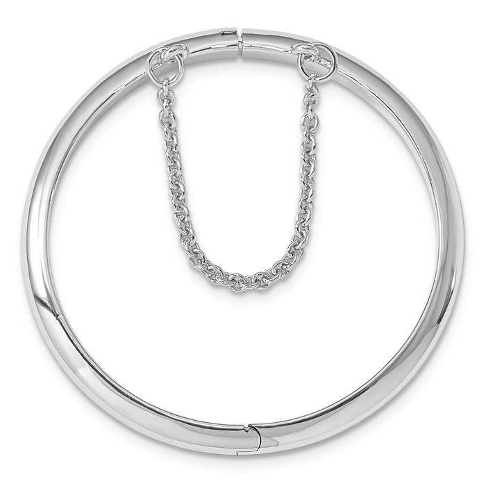 925 Sterling Silver 4mm Bangle Bracelet