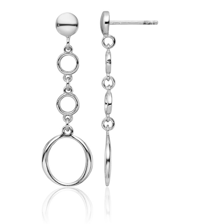 925 Sterling Silver Post Drop Dangle Earrings