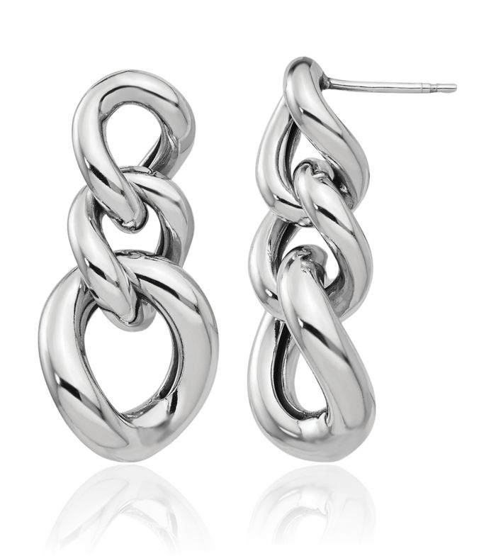 925 Sterling Silver Post Drop Dangle Earrings