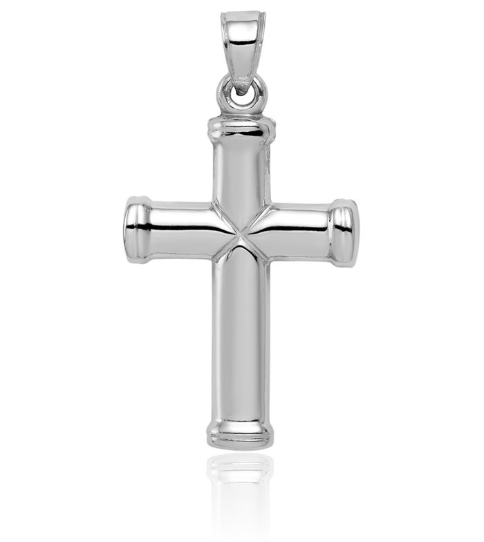 925 Sterling Silver Reversible Latin Mexican Holy Cross Necklace Religious Chain Pendant Jesus Christ Charm