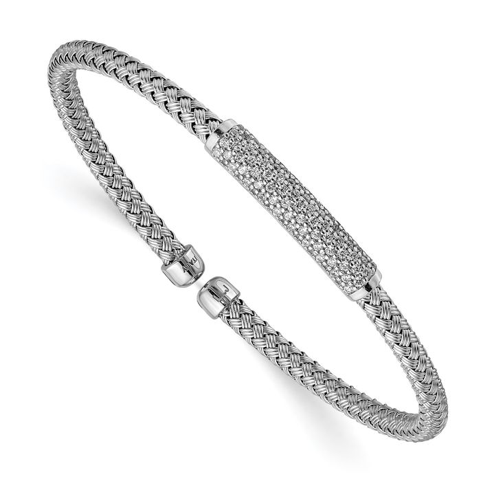 Beautiful 925 Sterling silver Woven Cuff Bracelet online