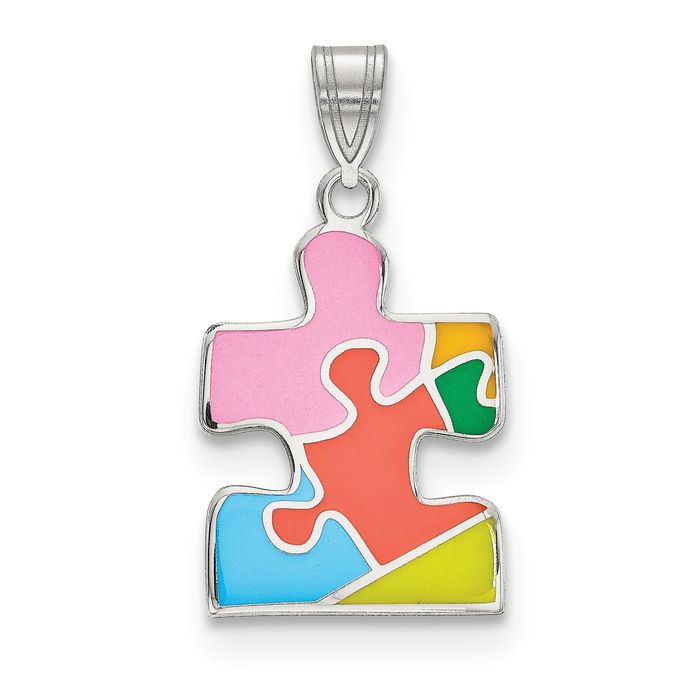Autism Puzzle Piece Necklace Autism Awareness Diversity Puzzle Pieces
