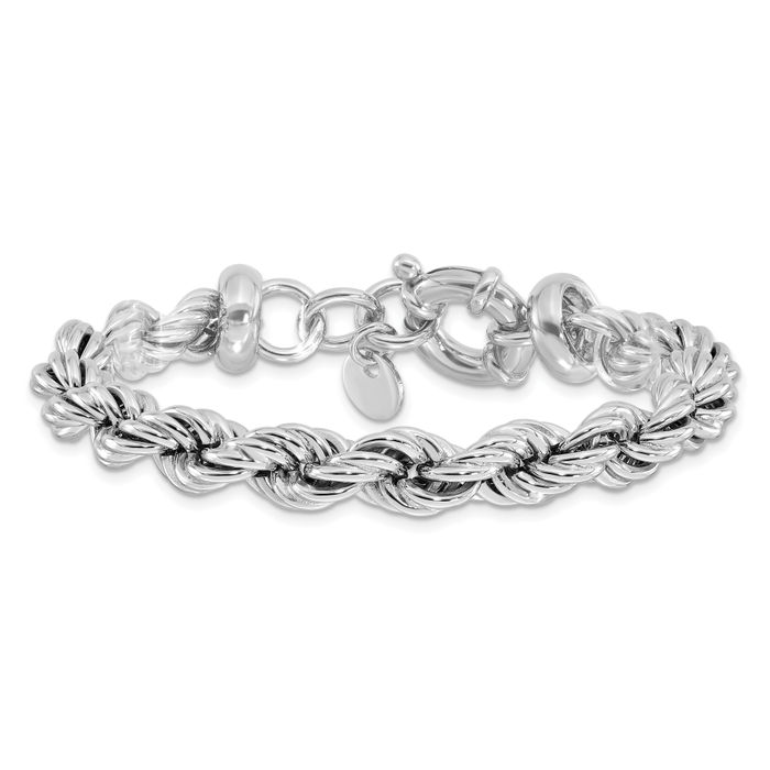 Sterling Creations Rope Bracelet 925 Italy Silver 3 online Rope Design Perfect Gift