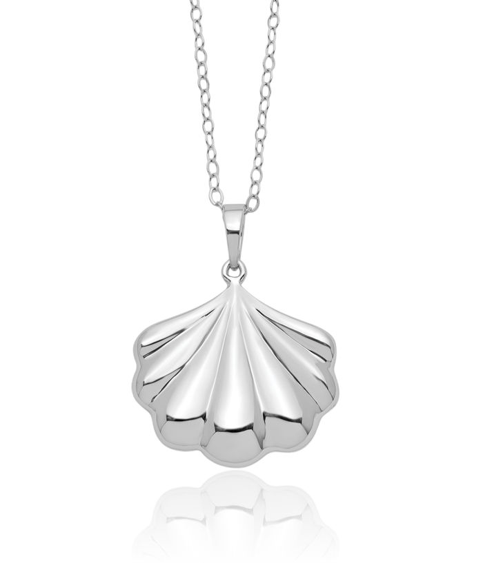 925 Sterling Silver Shell Ash Holder Chain Urn Necklace for Ashes Cremation Jewelry