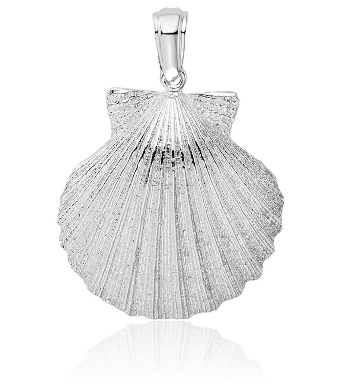 925 Sterling Silver Shell Necklace Chain Pendant Charm