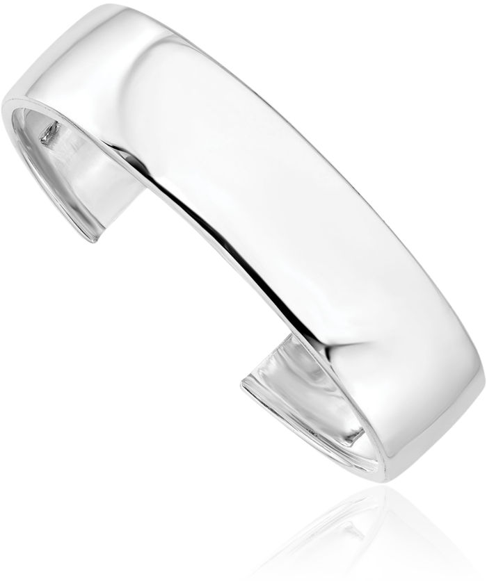 925 Sterling Silver Slip On Bangle Bracelet