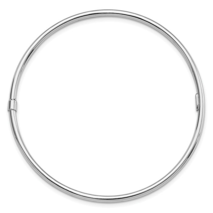 925 Sterling Silver Slip On Bangle Bracelet