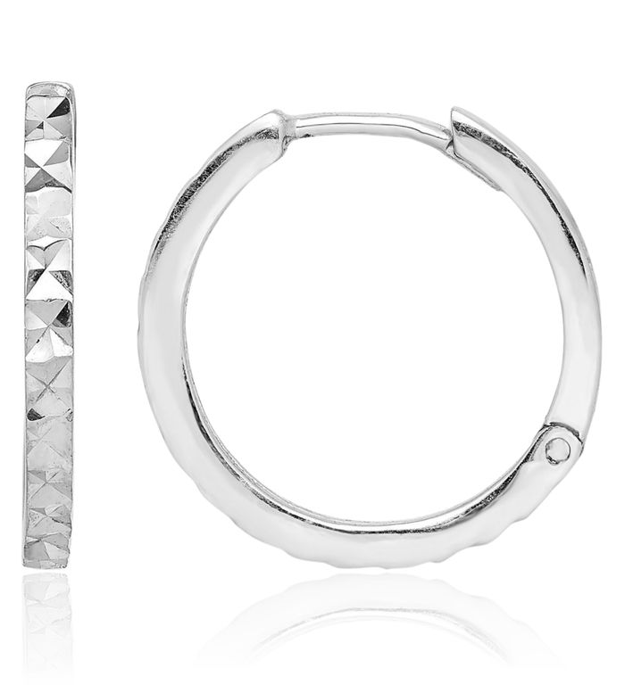 925 Sterling Silver Small Hoop Earrings