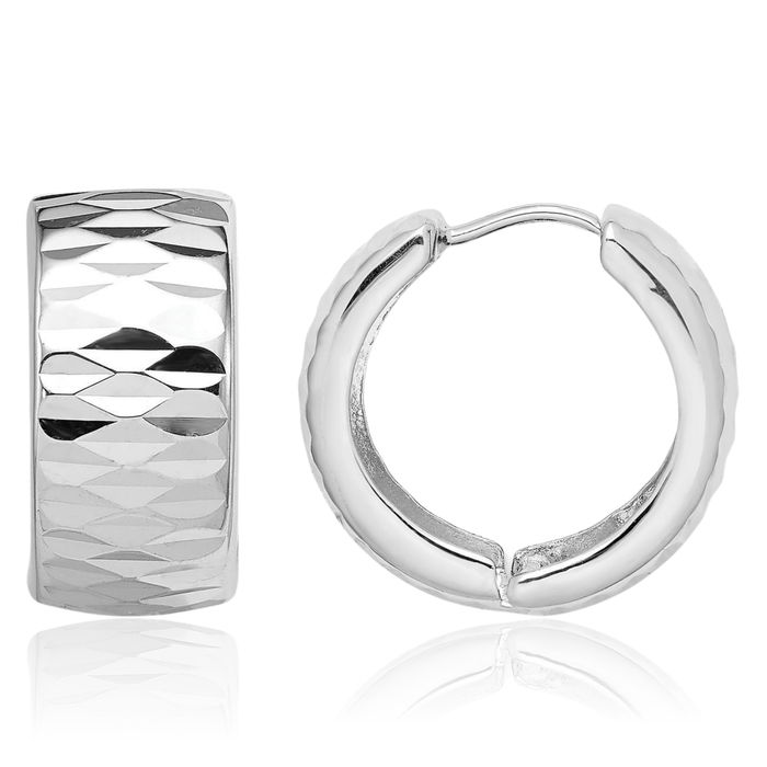 925 Sterling Silver Small Hoop Earrings