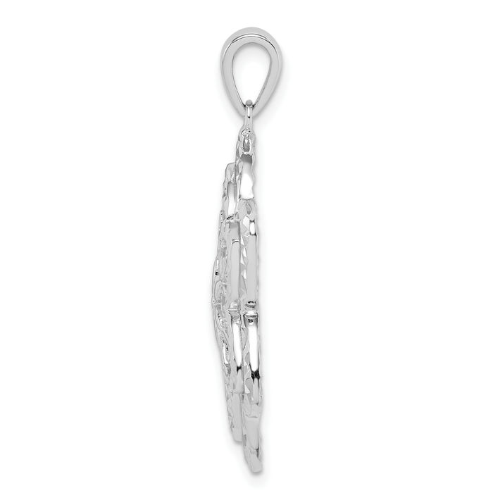 925 Sterling Silver Snowflake Necklace Chain Pendant Charm