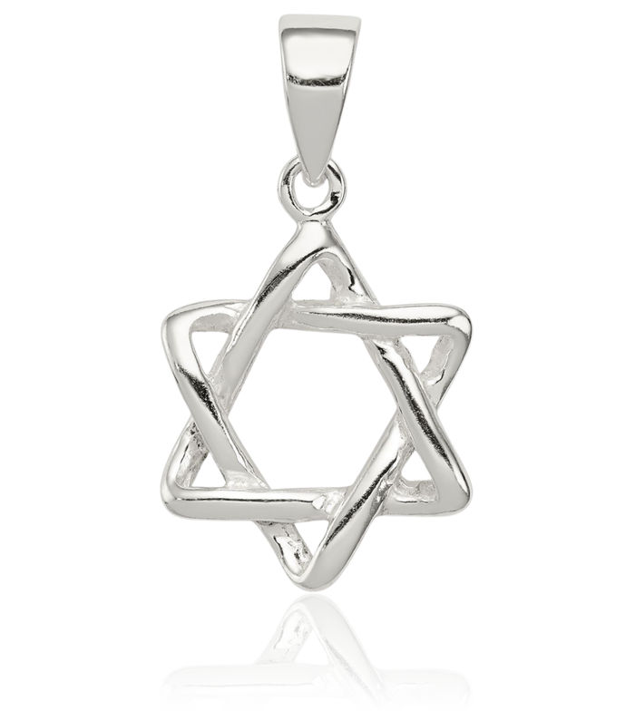925 Sterling Silver Star of David Jewish Magen Necklace Judaica Religious Chain Pendant Israel Charm