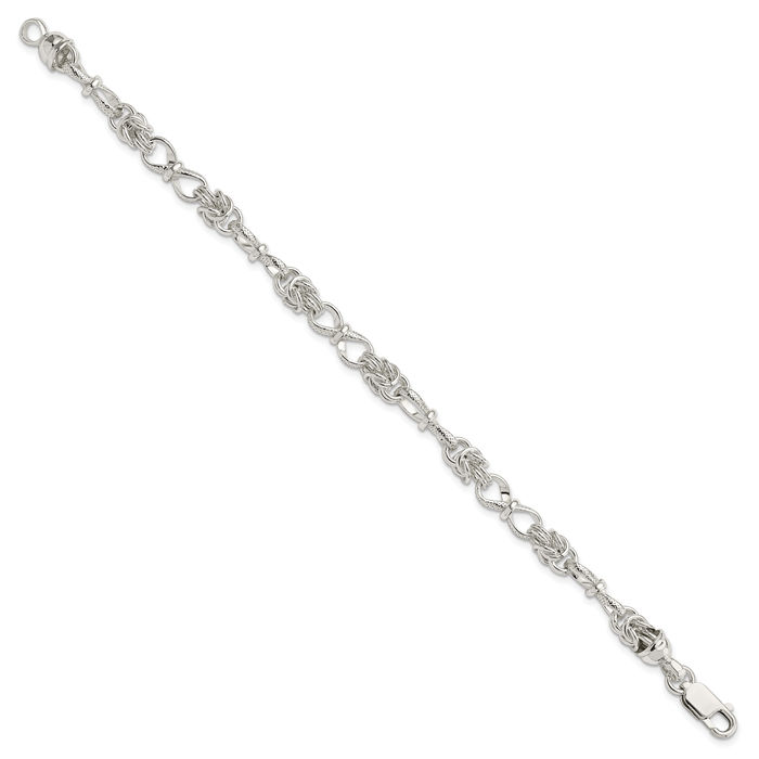 925 Sterling Silver Chain Bracelet