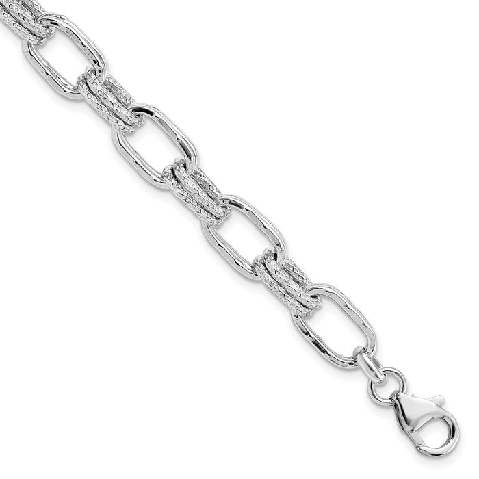 925 Sterling Silver Link Chain Bracelet