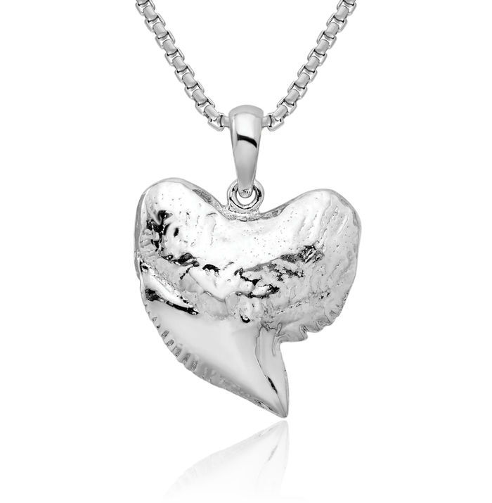 925 Sterling Silver Tooth Necklace Chain Pendant Charm