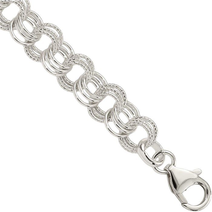 925 Sterling Silver Chain Bracelet